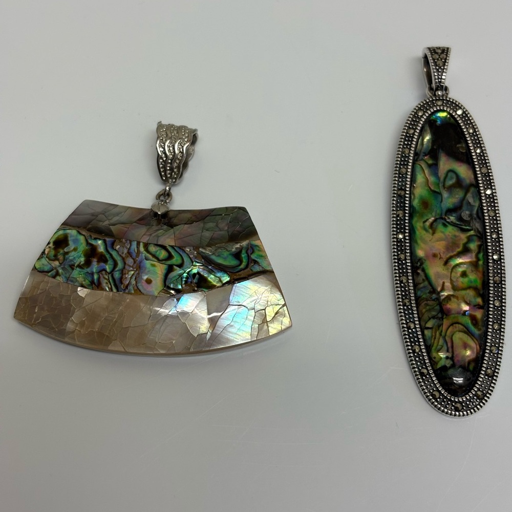 Elegant Abalone Shell Pendants